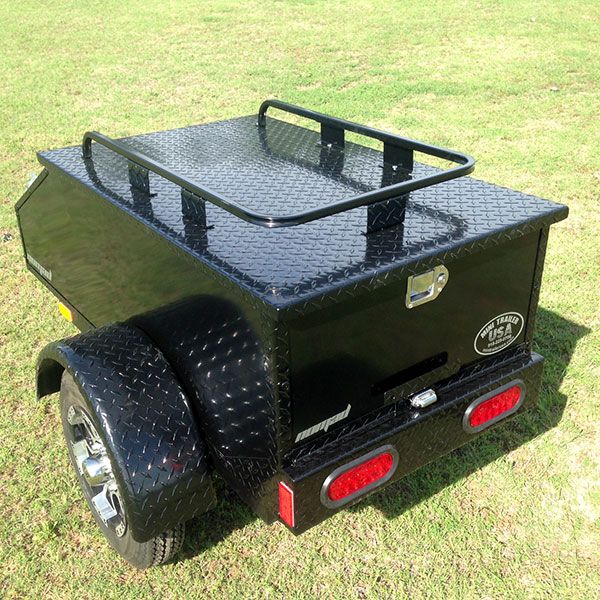 Custom Black Out Motorcycle Trailer