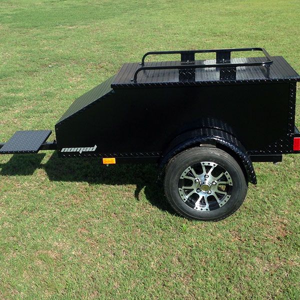 Custom Black Out Motorcycle Trailer