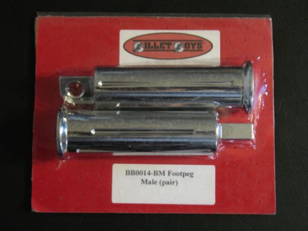 BB0014-BM Front Footpegs for H-D