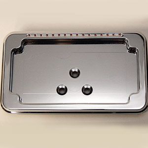 BB6001 LED License Plate Frame w/Backing Plate    