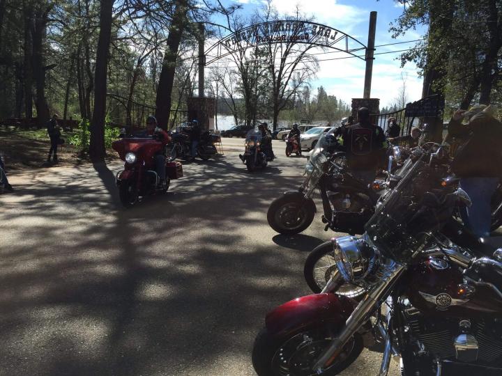 Riders rolling into Lake Francis Resort