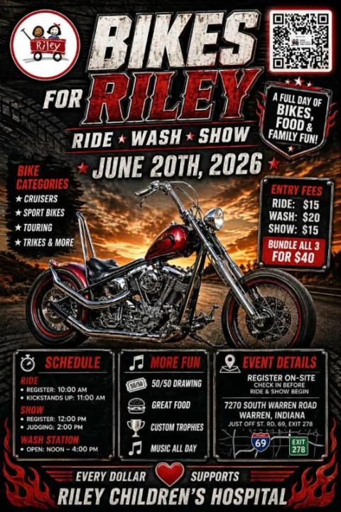 Bikes for Riley Motorcycle Show, Wash & Ride 4 6d644316a4caa898d3cbab7f7db183b9