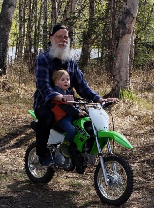 Grandsons first ride
