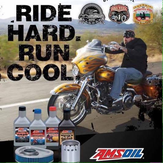 AMSOIL ride hard, run cool