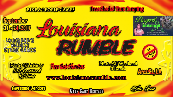 Louisiana Rumble September 21-24, 2017