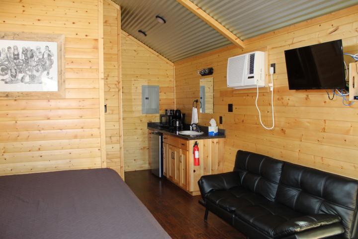 Inside the cabins