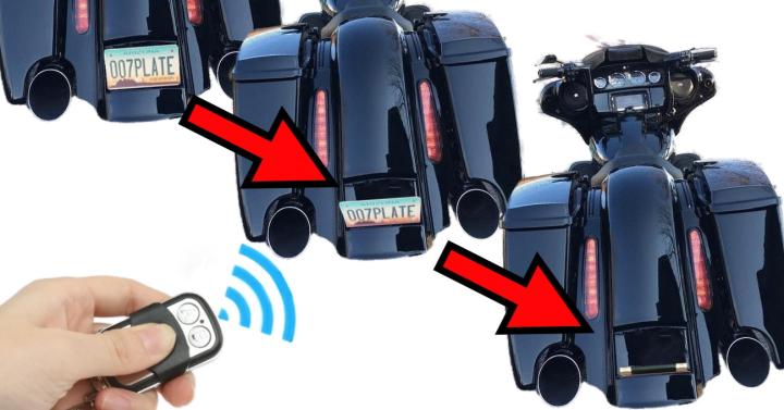 Electric License Plate Bracket / Flipper by:  007Plate