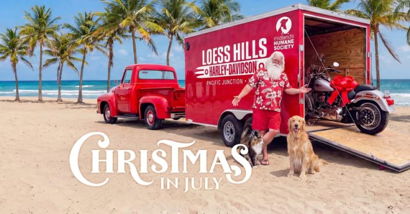 Christmas in July at Loess Hills Harley-Davidson 