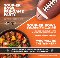 Soup-er Bowl Pre-game Party!