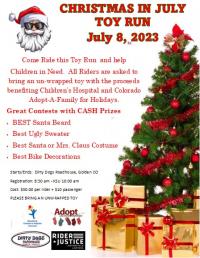 Christmas In July - Summer Toy Run