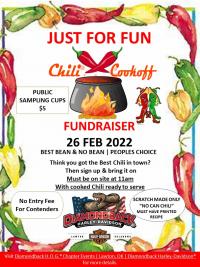 Just For Fun Chili Cook-Off Fundraiser