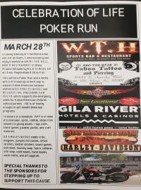 Celebration of Life Poker Run