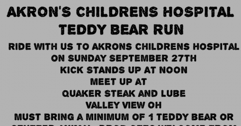 Akron Childrens Hospital Teddy Bear Run