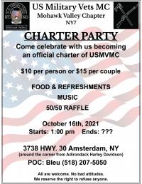 US Military Vets Charter party