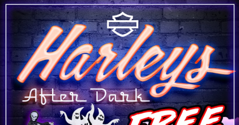 Harleys After Dark