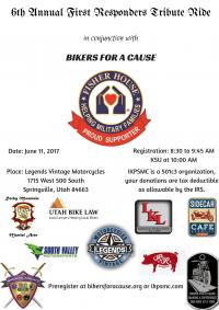6th Annual First Responders Tribute Ride
