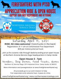 Firefighters with ptsd ride