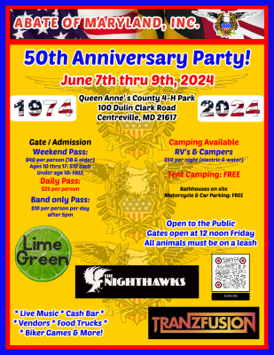 ABATE of MD Inc. 50th Anniversary Party!