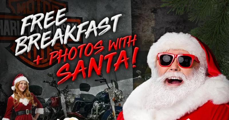 Breakfast with Santa at Rawhide Harley-Davidson