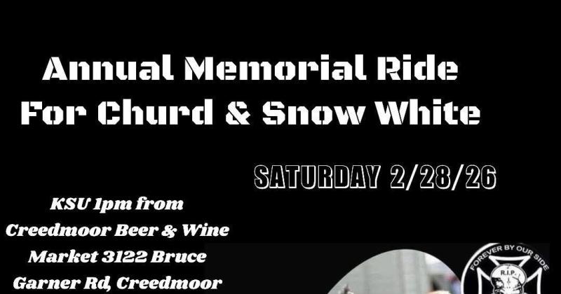 Annual Memorial Ride for Churd & Snow White