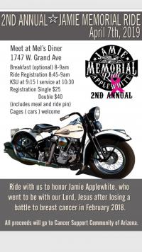 Jamie Applewhite Memorial Ride