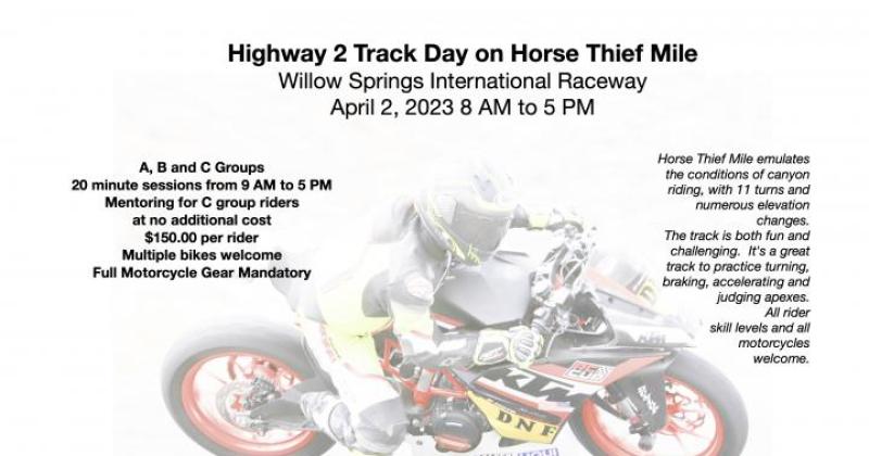 Highway 2 Track Day on Horse Thief Mile