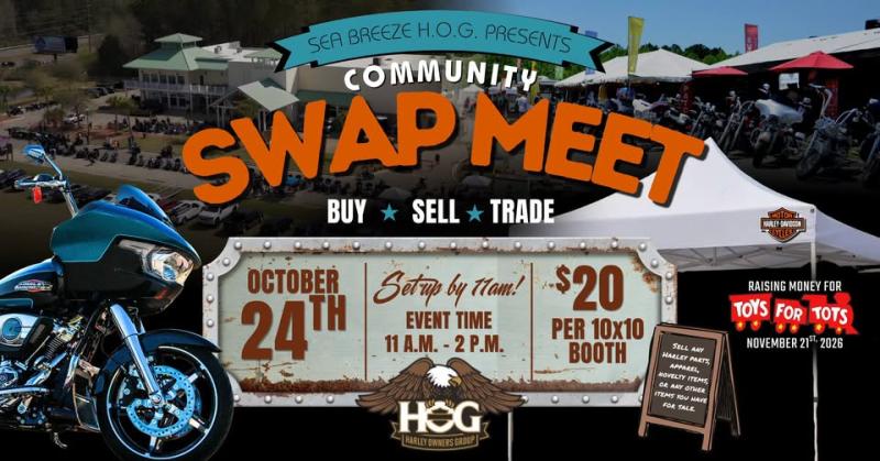 Community Swap Meet at Sea Breeze H-D&reg;