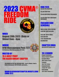 CVMA® 19-5 Freedom Ride 2023