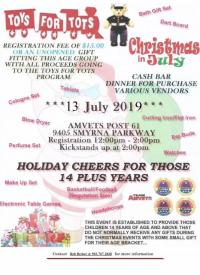 Toys for Tots Christmas in July
