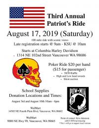 CVMA 11-8 Annual Patriot's Ride