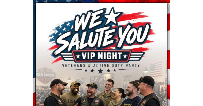 We Salute You VIP Night - Veterans & Active Duty Party