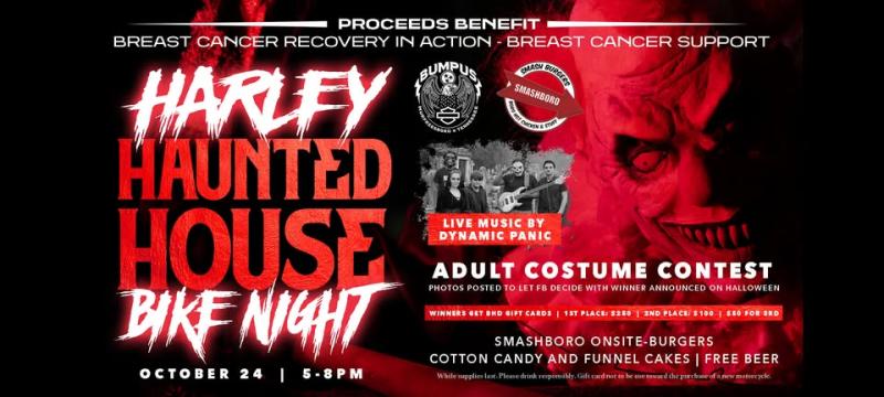 Haunted Harley House and Bike Night