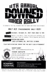 11th Annual Downed Biker Rally