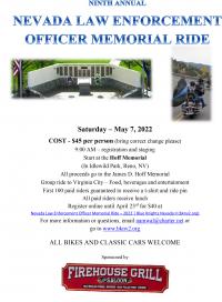 Nevada Law Enforcement Officer Memorial Ride