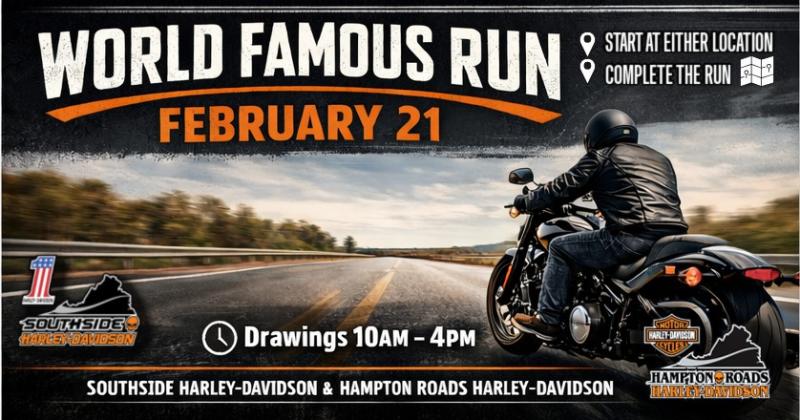 Annual World Famous Motorcycle Run