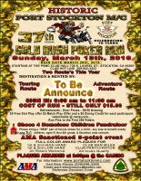 37th Annual Port Stockton MC Gold Rush Run