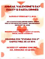 Missing Link Inc. Annual Valentine's Party & Pasta Dinner