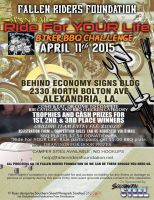Ride For Your Life (1st Annual International, Synchronized) CenLA area