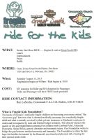 Fragile Kids - Ride for the KIDS (To support the Fragile Kids Foundation)