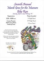 7th Annual Mardi Gras for the Museum Bike Run