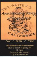 Top Hatters MC San Diego 3rd Anniversary Party