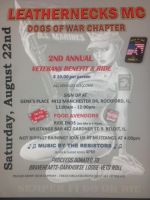 Dogs Of War Chapter of Leathernecks MC 2nd Annual Veterans Benefit & Ride