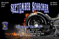 September Scorcher Poker Run