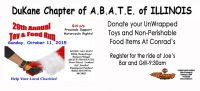 A.B.A.T.E Toy & Food Run-Conrad's