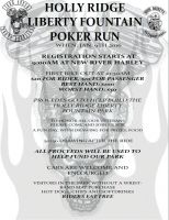 Holly Ridge Liberty Fountain Poker Run