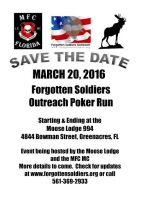 3rd Annual Forgotten Soldiers Outreach Poker Run