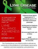 Chambersburg Lyme Alliance Benefit Ride