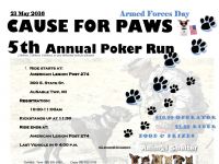 Cause for Paws 5th Annual Poker Run