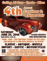 4th Annual Car Show & Street Fair 
