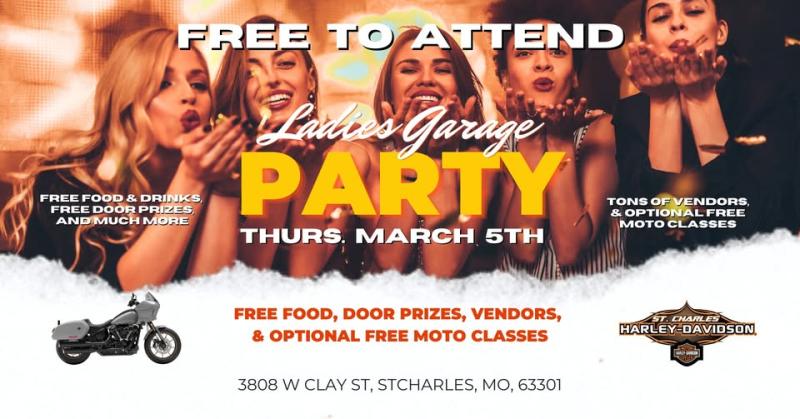 Ladies Garage Party at St. Charles Harley-Davidson